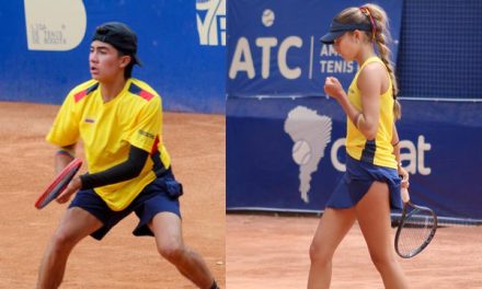 LOS EQUIPOS MASCULINO Y FEMENINO DE COLOMBIA DEBUTARON CON VICTORIA EN EL SURAMERICANO SUB-16 DE TENIS