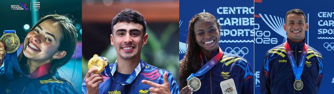 LUEGO DE LA JORNADA DEL SÁBADO 1 DE AGOSTO, COLOMBIA SE MANTIENE EN LA SEGUNDA CASILLA DE LA TABLA DE MEDALLERÍA DE LOS JUEGOS CENTROAMERICANOS Y DEL CARIBE
