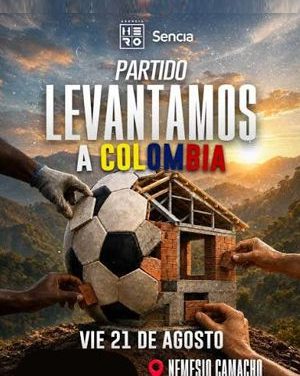 PARTIDO CON LEYENDAS DEL FÚTBOL COLOMBIANO PROMOVIDO POR MARIO ALBERTO YEPES PARA AYUDAR EN LA RECONSTRUCCIÓN DE LAS COMUNIDADES AFECTADAS POR EL TERREMOTO