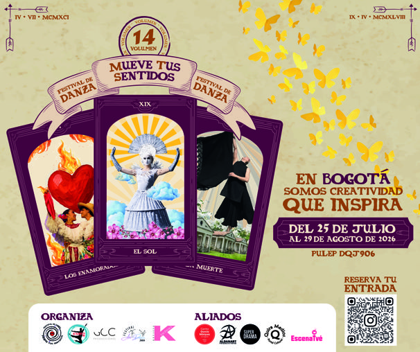 “MUEVE TUS SENTIDOS FESTIVAL DE DANZA EN BOGOTÁ” CELEBRA SU VOLUMEN 14 BAJO EL LEMA «SOMOS CREATIVIDAD QUE INSPIRA»
