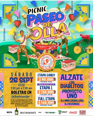 REGRESA “PICNIC PASEO DE OLLA” CON ALZATE, LOS DIABLITOS Y PROYECTO UNO
