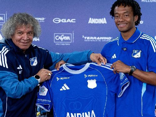 ¡EL SUEÑO AZUL SE REPITE! CERVEZA ANDINA Y MILLONARIOS FC VUELVEN A SUMAR ESFUERZOS PARA HACER REALIDAD LA LLEGADA DE JUAN GUILLERMO CUADRADO