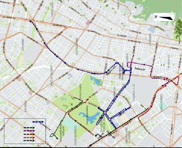 CIERRES Y DESVÍOS VIALES PARA “LA CARRERA DE LA MUJER COLOMBIA 2026