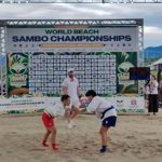 COLOMBIA EN EL CAMPEONATO MUNDIAL DE SAMBO PLAYA 2026: ANYI LEÓN Y DANIEL GUTIÉRREZ LLEVARON LA BANDERA NACIONAL A BRASIL