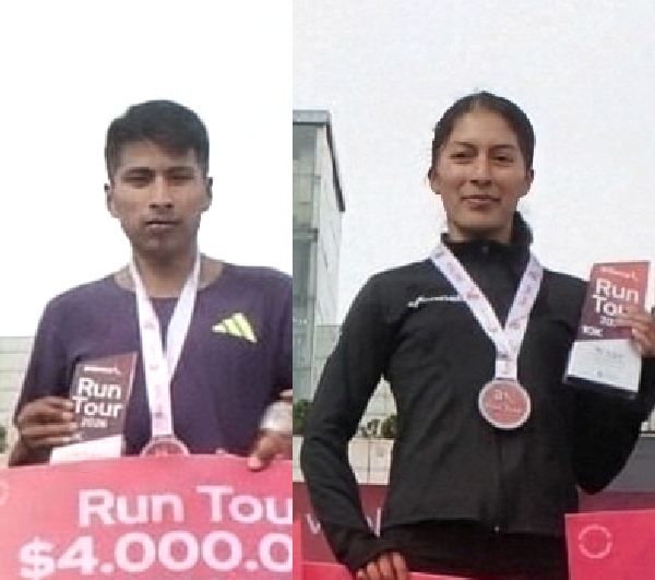 JHONATHAN MOLINA DE PERÚ Y CARMEN TOAQUIZA DE ECUADOR FUERON LOS GANADORES EN LOS 10K DE LA DECIMOTERCERA EDICIÓN DEL RUN TOUR AVIANCA