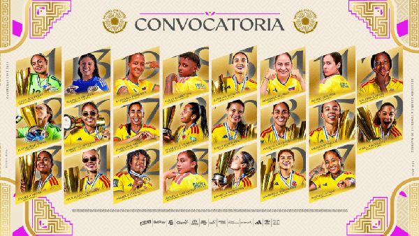 CONVOCATORIA SELECCIÓN COLOMBIA FEMENINA DE MAYORES