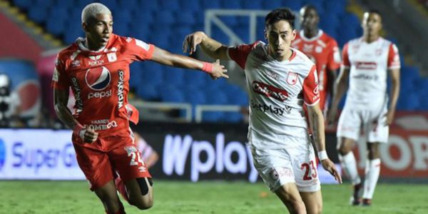 AMÉRICA VENCIÓ A SANTA FE EN EL PARTIDO DE IDA DE LA FINAL DE LA LIGA BETPLAY DIMAYOR 2020.