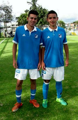 Anderson Jhan y Andrés Delgado
