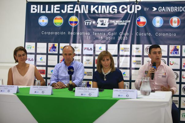 FUE PRESENTADA ESTE JUEVES EN CÚCUTA LA SERIE AMÉRICAS I DE BILLIE JEAN KING CUP