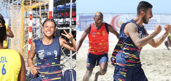 COLOMBIA DEBUTÓ EN EL BALONMANO PLAYA DE SANTA MARTA 2022 CON TRES VICTORIAS Y UNA DERROTA
