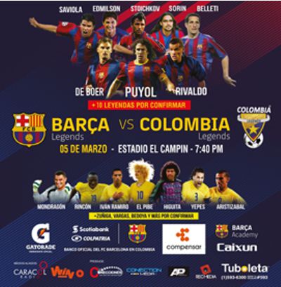 2020 EL AÑO DE LAS LEYENDAS – BARÇA VS COLOMBIA