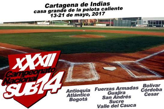 CAMPEONATO NACIONAL DE BÉISBOL SUB14 EN CARTAGENA
