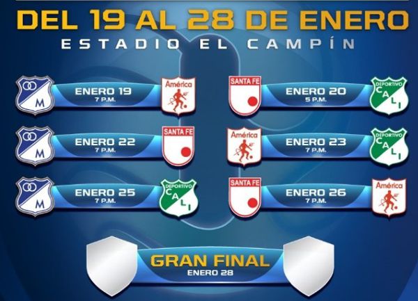 Calendario Torneo FOX Sports 2018 600