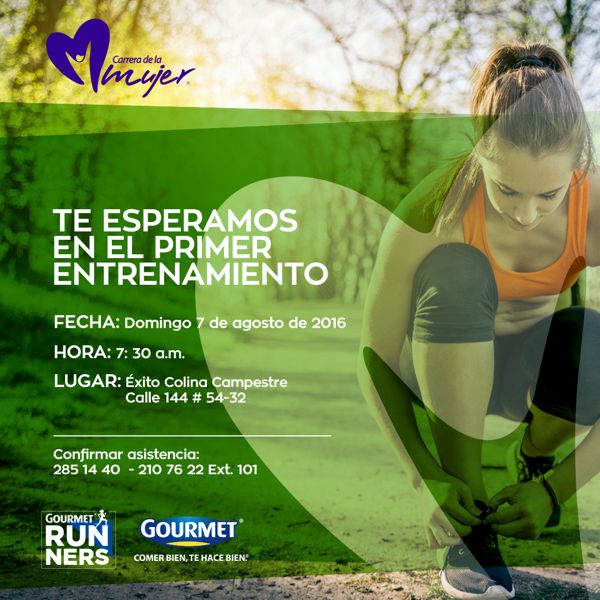 PRIMER ENTRENAMIENTO DE LA CARRERA DE LA MUJER  