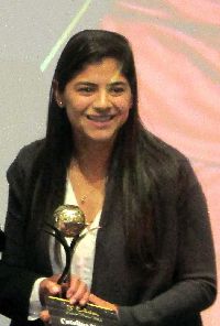 CATALINA USME DEPORTISTA DEL AÑO EN GALA DE FÉMINA FÚTBOL