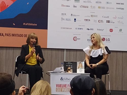 CIBELES DE FREITAS EN CONFERENCIA “CALLA Y HABLA BIEN”, EN  LA FILBO 2022