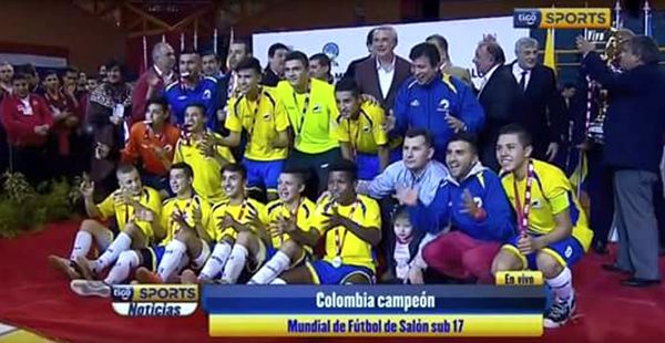 COLOMBIA CAMPEÓN DEL PRIMER MUNDIAL DE FÚTBOL DE SALÓN SUB 17
