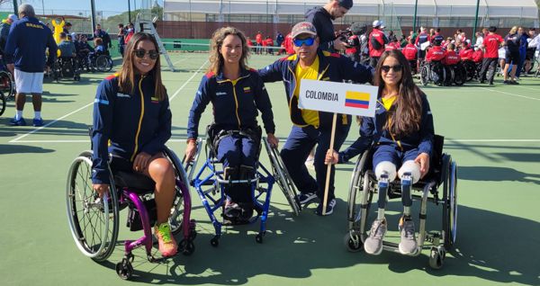 COLOMBIA, LISTA PARA PARTICIPAR EN EL MUNDIAL DE TENIS EN SILLA DE RUEDAS EN PORTUGAL