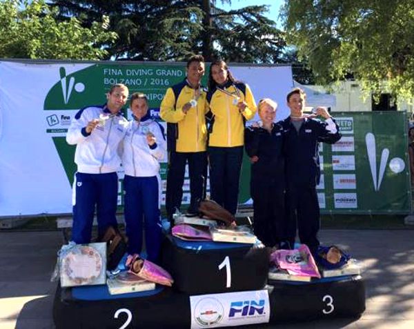 COLOMBIA SE ADJUDICÓ EL ORO EN EL GRAND PRIX DE CLAVADOS
