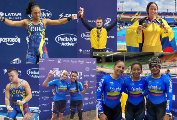 LUEGO DE LA SEGUNDA JORNADA, COLOMBIA ES TERCERO EN LA TABLA DE MEDALLERÍA DE LOS I JUEGOS PANAMERICANOS JUNIOR CALI-VALLE 2021