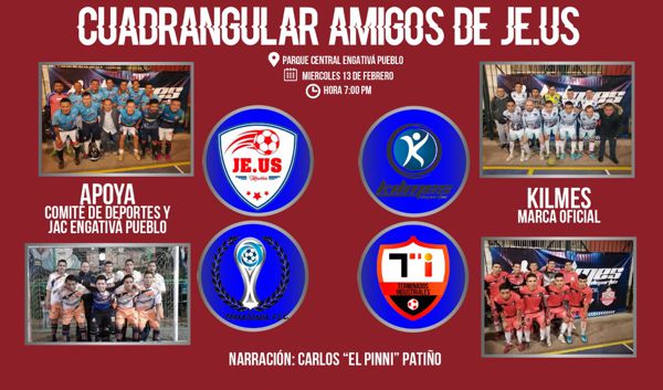 CUADRANGULAR «AMIGOS DE JE.US» EN EL PARQUE DE ENGATIVÁ PUEBLO