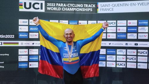 BRONCE PARA DUEÑAS EN EL CAMPEONATO MUNDIAL DE PARACICLISMO PISTA