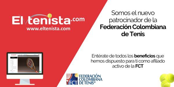 «EL TENISTA» SE CONVIERTE EN LA NUEVA TIENDA OFICIAL DEL TENIS COLOMBIANO
