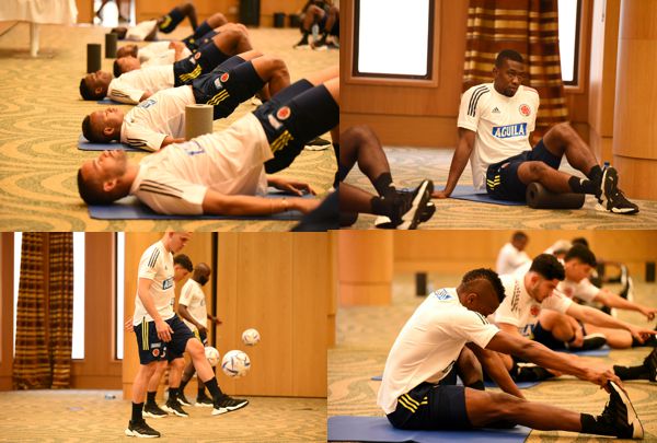 SELECCIÓN COLOMBIA MASCULINA DE MAYORES, REALIZÓ SU ÚLTIMO ENTRENAMIENTO DE CAMPO EN ESPAÑA