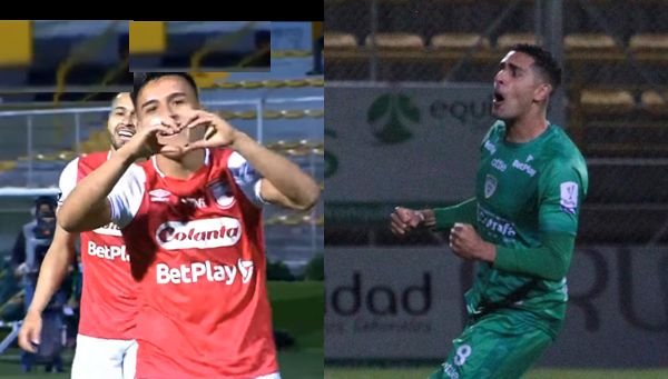 EQUIDAD Y SANTA FE EMPATARON EN EL PARTIDO DE IDA DE LAS SEMIFINALES DE LA LIGA BETPLAY DIMAYOR 2020.