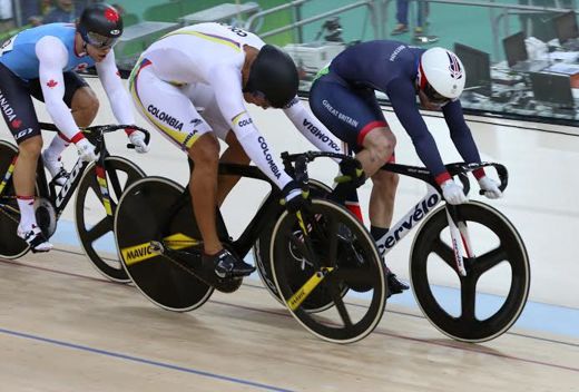 FABIAN PUERTA ESTUVO CERCA DEL PODIO, EN EL KEIRIN