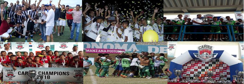 UDINESE DE BARRANQUILLA, CD CARLOS BACCA, ASOSUCRE, CD UNIVERSITARIO Y ASOSUCRE FUERON LOS CAMPEONES DE CARIBE CHAMPIONS