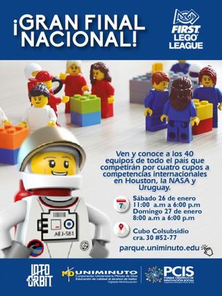 FINAL DE  FIRST LEGO LEAGUE ORGANIZADO POR UNIMINUTO