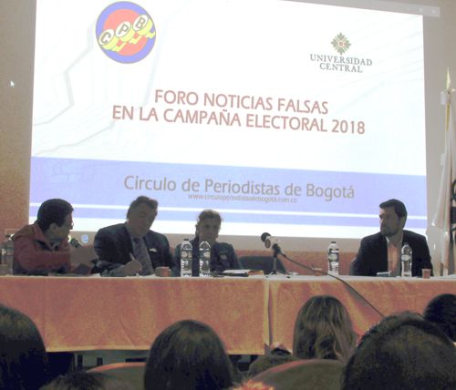 FORO SOBRE NOTICIAS FALSAS EN LAS ELECCIONES 2018
