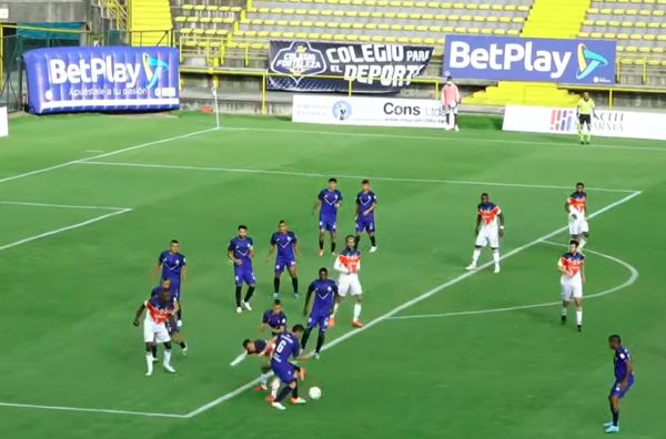 FORTALEZA CAYÓ ANTE REAL SANTANDER EN LA JORNADA 3 DEL TORNEO BETPLAY DIMAYOR 2022-I