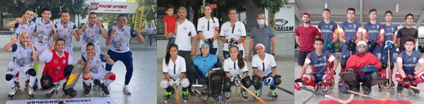 VALLE, CALDAS Y BOGOTÁ CAMPEONES EN PARADA DE HOCKEY PATÍN