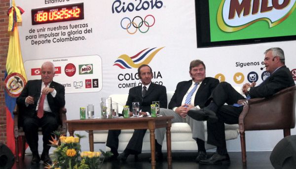 CONVERSATORIO CON HELMUT BELLINGRODT EN EL COMITÉ OLÍMPICO COLOMBIANO