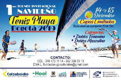 I TORNEO INVITACIONAL DE TENIS PLAYA BOGOTÁ 2019