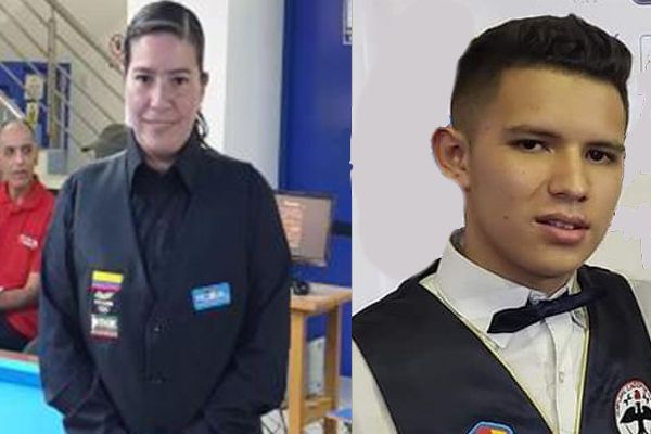 JOHANA SANDOVAL Y CAMILO GALVIS CAMPEONES PANAMERICANOS DE BILLAR A TRES BANDAS
