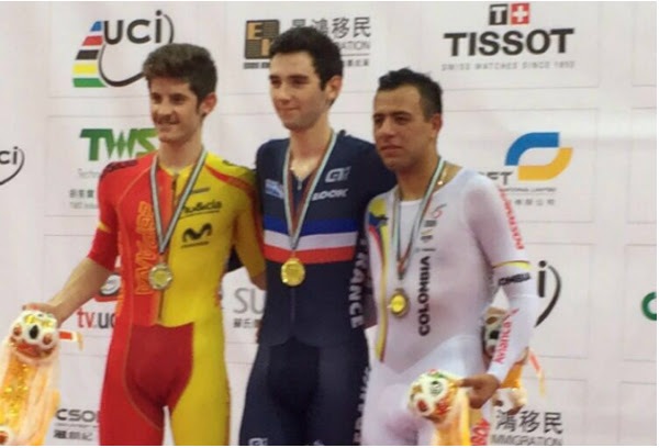 JORDAN PARRA, BRONCE EN COPA MUNDO DE PISTA, EN HONG KONG