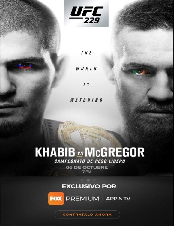 CONOR MCGREGOR VS. KHABIB NURMAGOMEDOV
