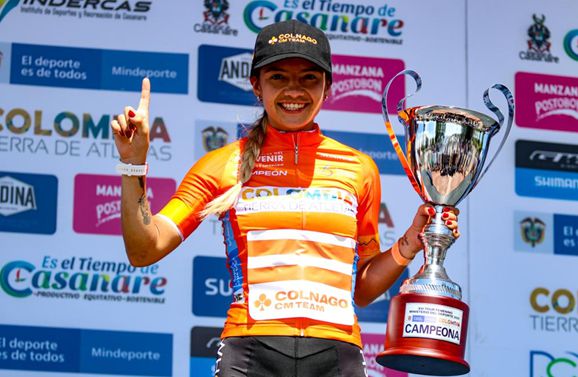 COLNAGO CM TEAM CAMPEÓN DEL TOUR FEMENINO CON LINA MARCELA HERNÁNDEZ.