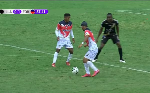LLANEROS PERDIÓ POR LA MÍNIMA DIFERENCIA ANTE FORTALEZA EN LA CUARTA JORNADA DE LOS CUADRANGULARES DEL TORNEO BETPLAY DIMAYOR 2021-II
