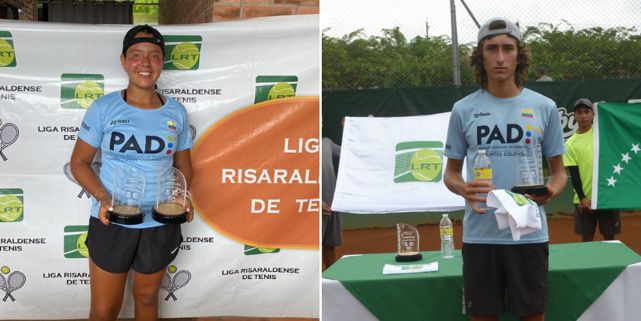 VALENTINA MEDIORREAL SE PROCLAMÓ CAMPEONA Y SAMUEL HEREDIA CONCLUYÓ COMO FINALISTA DEL J5 PEREIRA