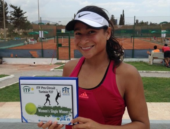 Maria Fernanda Herazo campeona en Hammamet