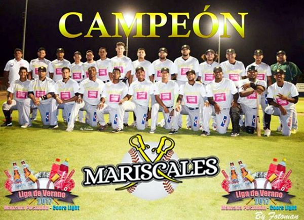 MARISCALES GRAN CAMPEÓN DE LA LIGA DE BÉISBOL DE VERANO