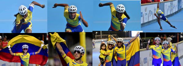 BRILLANTE ACTUACIÓN DE LA SELECCIÓN COLOMBIA EN LOS CAMPEONATOS MUNDIALES DE PATINAJE DE VELOCIDAD 2021