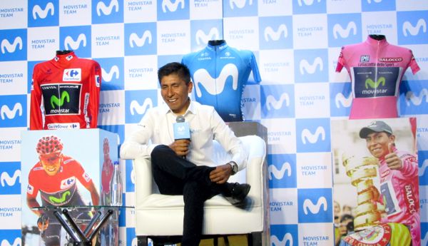 NAIRO QUINTANA EN RUEDA DE PRENSA ANTES DE VIAJAR A EUROPA
