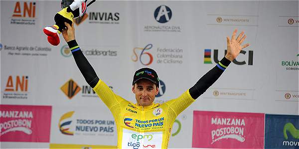 ÓSCAR SEVILLA SE MANTIENE DE LÍDER EN LA VUELTA A COLOMBIA