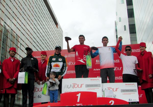 Podio Masculino Runtour 2017