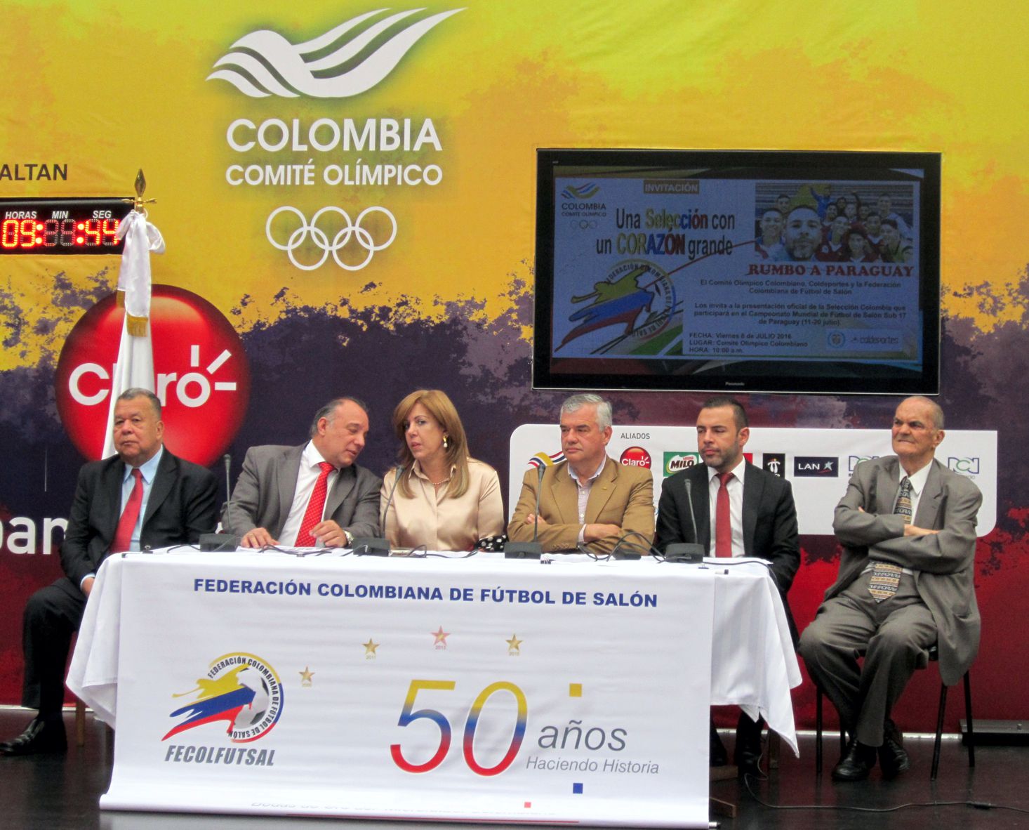 Presentacion Sele Col C17 Futbol salón